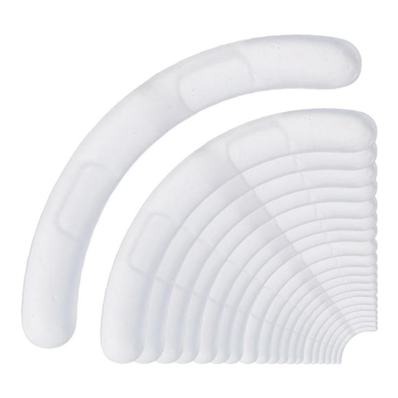 20 piezas de recambio para rizador de pestañas, herramientas de maquillaje, duraderas, portátiles, resistentes, transparente