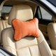 thumbnail image 5 of Cojín cervical ergonómico de piel sintética para reposacabezas de coche, soporte cervical para conductor y pasajeros: cómodos accesorios para el interior del coche para viajes largos., 5 of 6