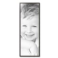 thumbnail image 2 of ArtToFrames 18" x 50" Black Square with Gold Beads Picture Frame, 18x50 inch Black Wood Poster Frame (WOM-5021),  Pack, 2 of 7
