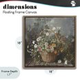 thumbnail image 4 of Stupell Industries Farmhouse Florals In A Basket Arrangement Brown Floating Frame Canvas Art, 18 x 18, by Lazar Studio, 4 of 8