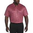 thumbnail image 4 of Ben Hogan Men's and Big Men’s Spring Flower Print Short Sleeve Golf Polo Shirt, up to Size 5XL, 4 of 5