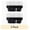 Black, variant on Mainstays 2-Compartment Meal Prep Food Storage Containers, 30-Piece Set, 15 Containers + 15 Lids, BPA-Free, Leak-Resistant