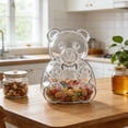thumbnail image 4 of Bear Container Candy Box, Transparent Plastic, Reusable Storage for Valentine's Day Gifts, Birthday Party Favors, Decorative Display, Topliu, 4 of 9