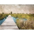 thumbnail image 2 of Villa, Mlli 18x15 White Modern Wood Framed Museum Art Print Titled - On The Marsh, 2 of 4