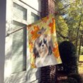 thumbnail image 2 of Carolines Treasures CK1826CHF Automne Feuilles Shih Tzu Drapeau Toile Maison Taille, 2 of 4