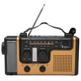 thumbnail image 3 of Hand Crank Radio,Portable LED Solar Hand Emergency Radio AMFMSW Radio Class Leading Features, 3 of 8