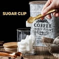 thumbnail image 6 of 2Pack Rose Handle Sugar Tongs, Vintage Rose Relief Stainless Steel Ice Cube Clips Sugar Tongs Sliver and Gold Small Food Clips for Tea and Coffee Party, Appetizers Desserts Kitchen Barware, 6 of 6