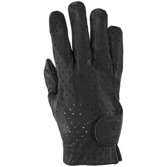 Kuryakyn Leather By River Road Tucson Leather Perforated Gloves Black - Medium