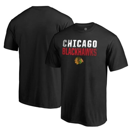 Chicago Blackhawks Fanatics Branded Iconic Collection Fade Out T-Shirt -