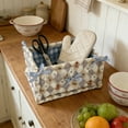 thumbnail image 6 of Boho Fabric Storage Basket Cute Organizer Bin for Toys Clothes Cosmetics, for Home, Picnic, Office Decor (F), 6 of 6