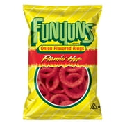 Funyuns Flamin Hot Onion Flavored Snacks 2.375 Ounce Plastic Bag