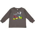 thumbnail image 3 of Inktastic Third Birthday Party Train Boys or Girls Long Sleeve Toddler T-Shirt, 3 of 5
