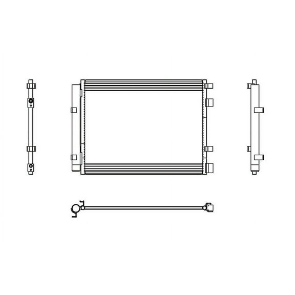 REACH 31-4246 Condenser for Hyundai Veloster 15-13 1.6L L4.