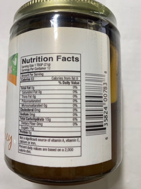 Wildflower Honey - Enzymes Magnesium Potassium Vit B, North American Herb and Spice