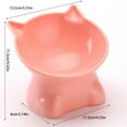 thumbnail image 3 of HaoXun Large Capacity Raised Cat Food and Water Bowl - Cute Multicolor Pet Dish for Cats with Neck Protection and Whisker Relief, 3 of 6