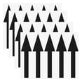 thumbnail image 1 of Uxcell Paquete de 4 Etiquetas Adhesivas Flecha Impermeables de 6 x 2 pulgadas para Marcado de Paredes/Señal de Tráfico [Negro], 1 of 6