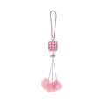 thumbnail image 1 of Accesorios de colgante para espejo retrovisor del coche 1 Pcs de Metal, Rhinestone, Cubo Mágico de Diamante Rosa, 1 of 1