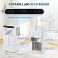 thumbnail image 5 of 8000 BTU Portable Air Conditioner – 4-Mode AC Unit with Dehumidifier, Fan & Sleep Mode, Quiet Operation, Remote Control & Window Kit for Rooms up to 350 Sq.Ft, 5 of 8
