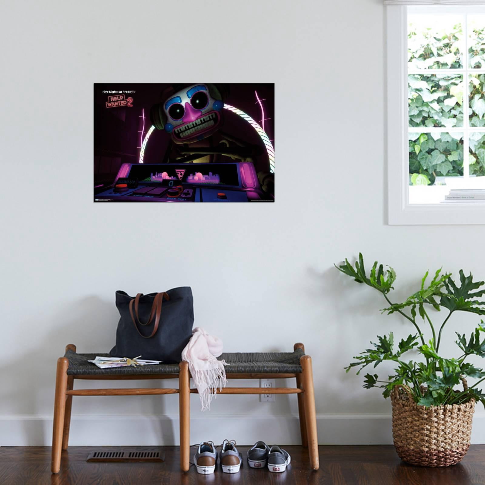 Five Nights at Freddy's: Help Wanted 2 - DJ Music Man Canvas Wall Poster, 22.375" x 34"