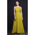 thumbnail image 2 of Bimba Block Printed Women Sleeveless Gown Chic Style Long MaxiÂ&nbsp;Dress-X-Small, 2 of 5