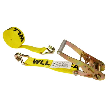 

2 x 30 Yellow Ratchet Strap w/ Double J-Hook