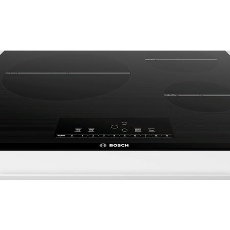 Bosch - 500 Series 24" Built-In Electric Induction Cooktop with 3 elements - Black