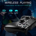 thumbnail image 4 of Wireless Controller Compatible with P4/P4 Slim/P4 Pro/Windows PC, Black, 4 of 6