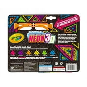 Crayola 3D Neon Washable Sidewalk Chalk