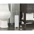thumbnail image 3 of SunnyPoint Elite Heavy Weighted Sturdy Spare Toilet Paper Roll Holder Storage Stand; Satin Nickel, 3 of 4