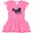 Raspberry with Polka Dots, variant on Inktastic Beautiful Galloping Black Horse Girls Toddler Dress