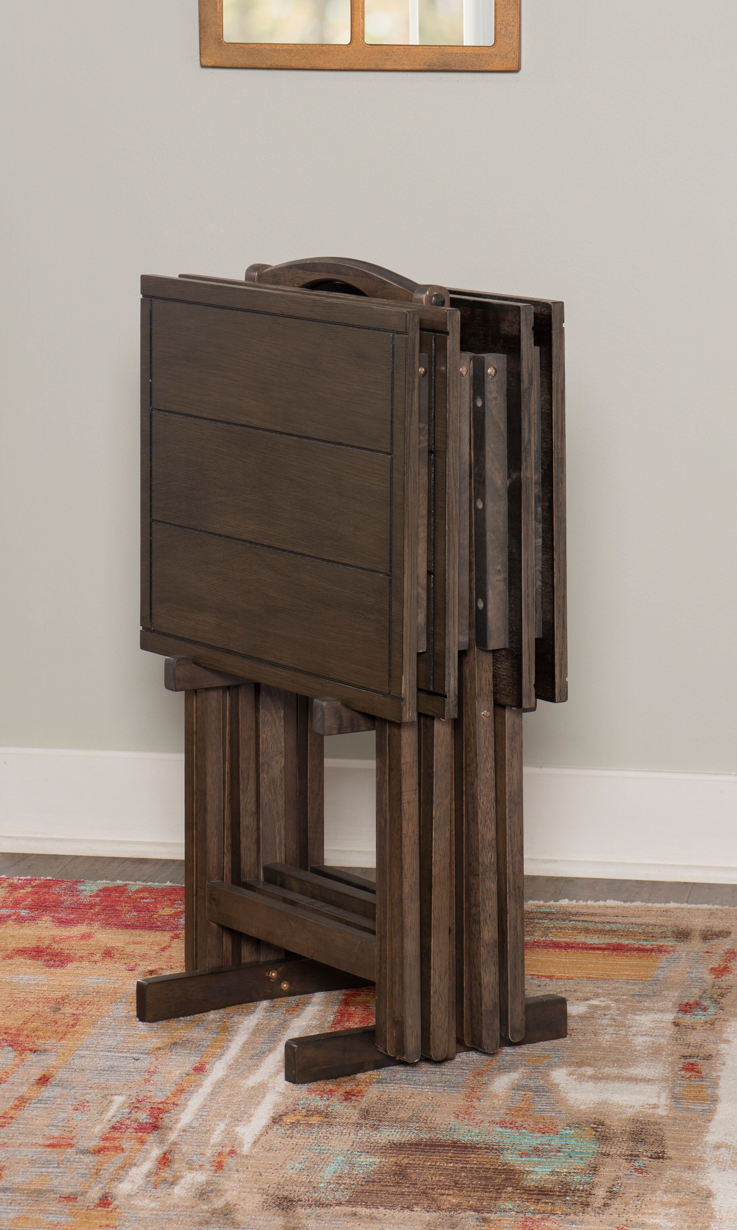 Powell Lisbon Tray Tables, Multiple Colors