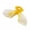 Yellow, variant on Women Hair Claw Cross Design Gradient Color Anti-slip Teeth Ponytail Claw Large Back Head Hair Clip Hair Accessories
