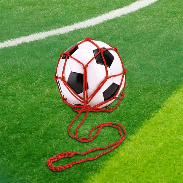 Red para Balón de Fútbol KICKER, Entrenador de Patadas de Fútbol, Equipo de Ayuda para Entrenamiento, Entrenador de Malabarismo de Nailon para Rojo