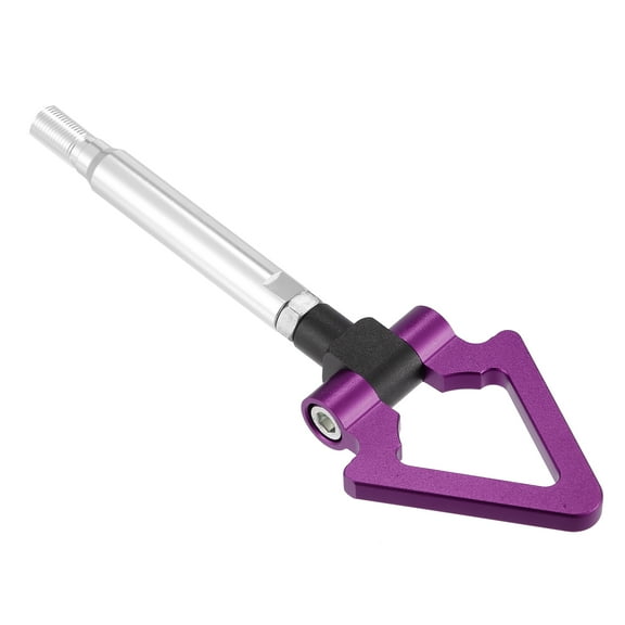 Purple Aluminum Alloy Car Front Bumper Trailer Ring Eye Towing Tow Hook Screw Triangle Shape for Subaru Impreza WRX BRZ