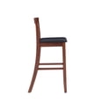 thumbnail image 3 of Linon Nataly 31" Indoor Wood Bar Stool, Dark Cherry, 3 of 9