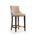 thumbnail image 5 of Manhattan Comfort Shubert Barstool with Solid Wood Frame in Tan, 5 of 7