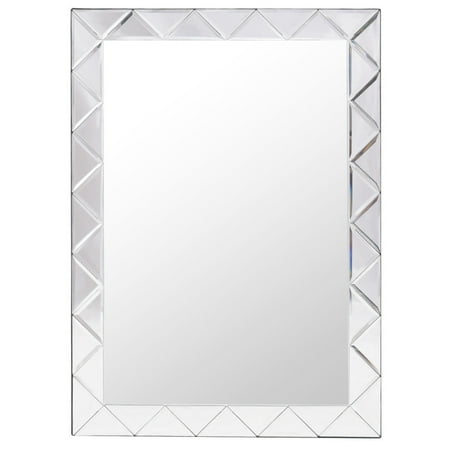 Costway 21 5 X 30 Rectangle Wall Mirror Frame Angled Beveled Costway 21 5 X 30 Rectangle Wall