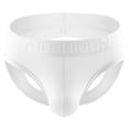 thumbnail image 1 of Lilgiuy Men Casual Solid Hollow-carved Design Charming Breathable Low Waist Underwear Pants Travel Portable Shorts, 1 of 2