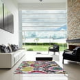 thumbnail image 7 of Ahgly Company Machine Washable Indoor Square Transitional Silver Gray Area Rugs, 6' Square, 7 of 7