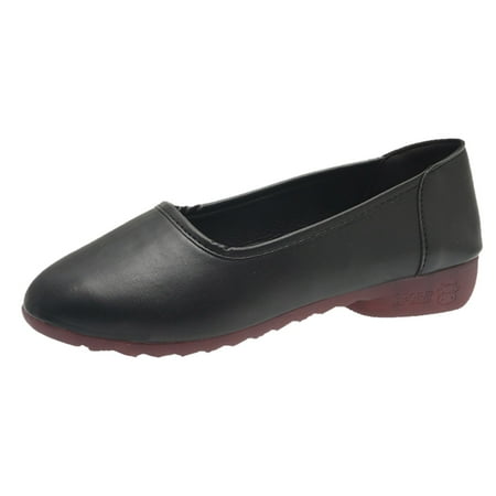 

nsendm House Shoes Size 6 Women Women Breathable Lace Up Shoes Flats Casual Shoes Casual Winter Shoes for Women Shoes Black 8