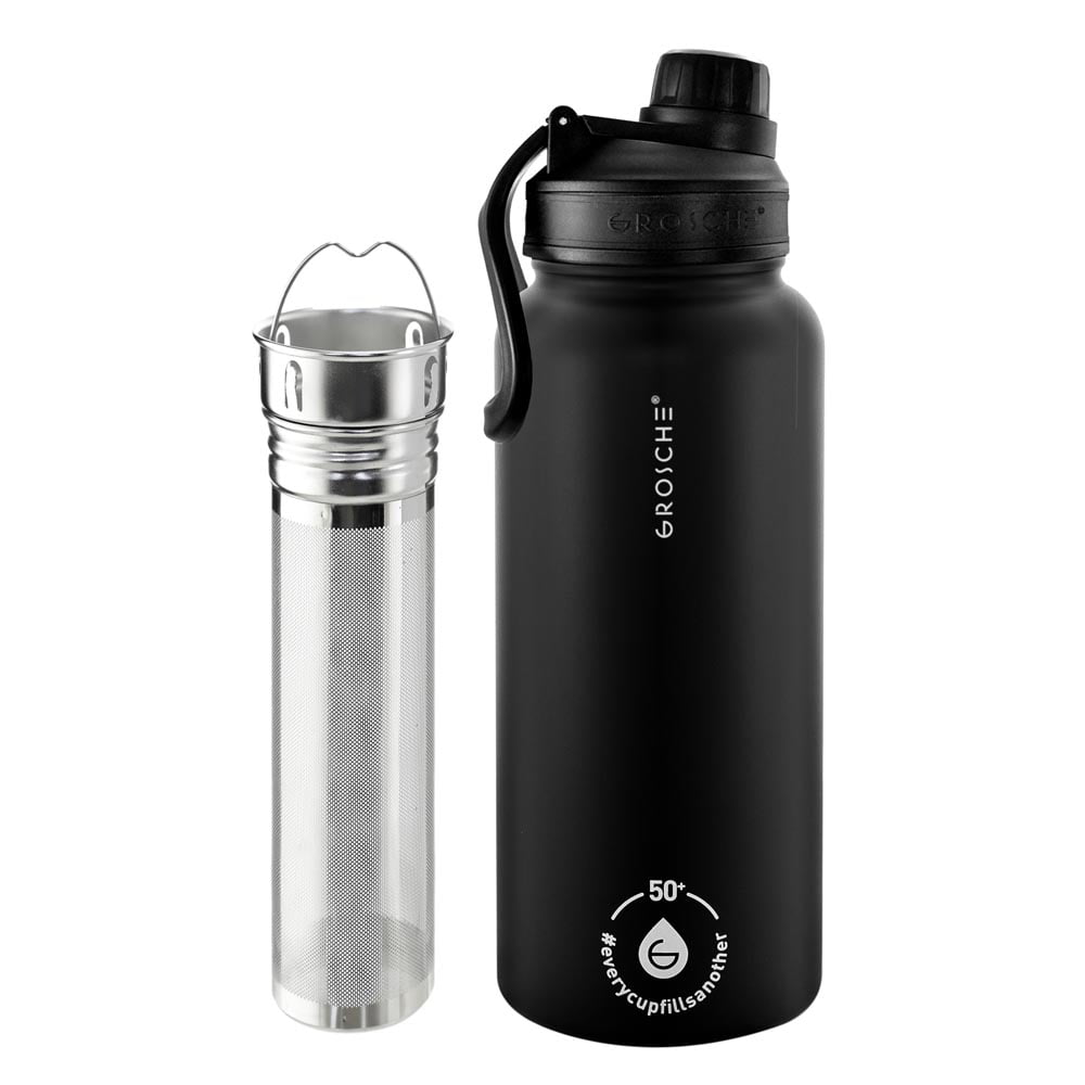 Double Wall Vacuum Insulated Stainless Steel Water Bottle Outdoor Sport 22-52OZ 
