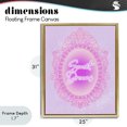 thumbnail image 4 of Stupell Industries Art Deco Sweet Dreams Ornate Mirror Gold Floating Frame Canvas Art, 25 x 31, by Ziwei Li, 4 of 8