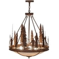 thumbnail image 6 of Meyda 149734 30 in. Ironwood Pendant, Rusty Nail, 6 of 7