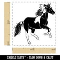 thumbnail image 2 of Running American Paint Horse Self-Inking Rubber Stamp Ink Stamper - Black Ink - Small 1 Inch, 2 of 7