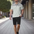 thumbnail image 4 of Klisyaur Mens Color Block Shirts Collared Casual Fashion Comfortable Breathable Summer Business Tops with Button, 4 of 5