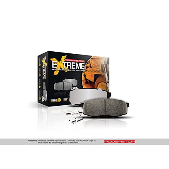 Powerstop Z26-1382 PSBZ26-1382 Z26 STREET WARRIOR CARBON FIBER-CERAMIC BRAKE PADS