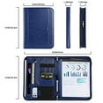 thumbnail image 2 of Procase Portfolio Business Padfolio Folder with Zipper, Navy, 2 of 7