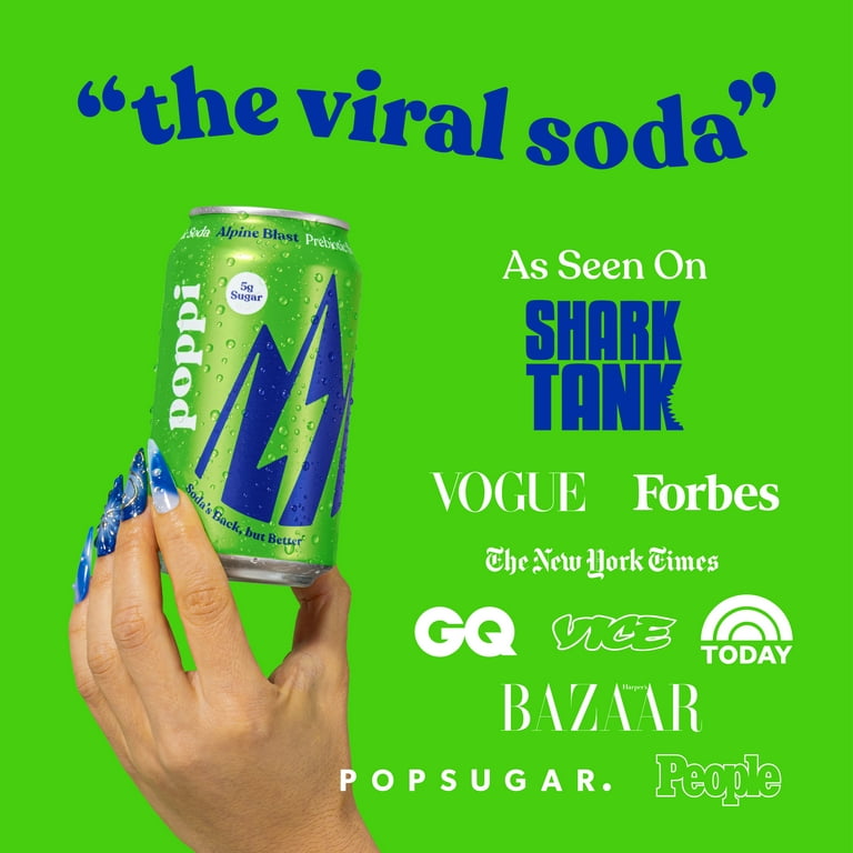 Poppi Prebiotic Soda, Soda Staples Variety Pack, 12 oz, 12 Pack Poppi Prebiotic Soda, Soda Staples Variety Pack, 12 oz, 12 Pack