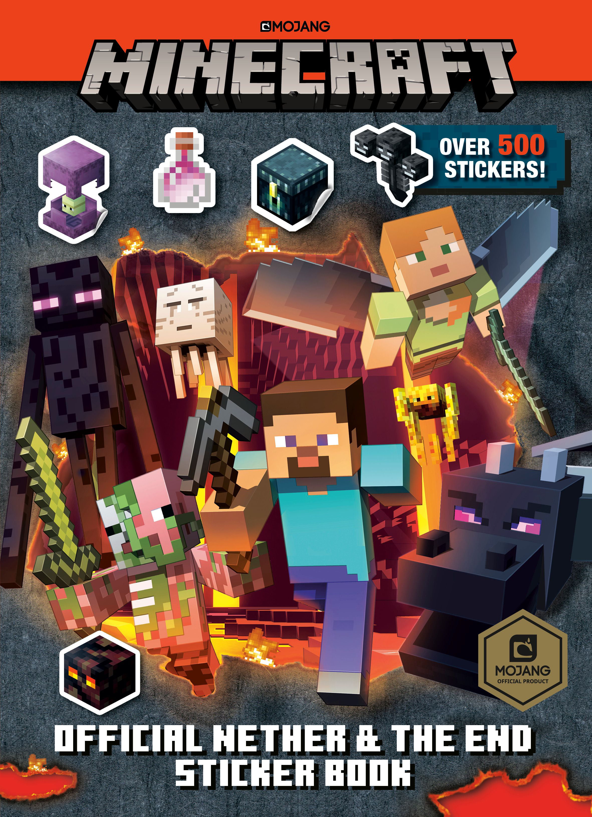 Minecraft Official the Nether and the End Sticker Book (Minecraft