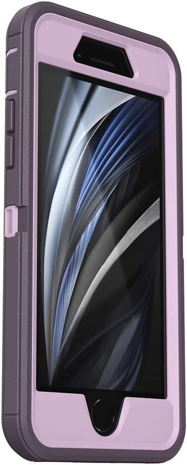 OtterBox DEFENDER SERIES Case for iPhone SE 3rd and 2nd gen and iPhone 8/7 - PURPLE NEBULA WINSOME ORCHID/NIGHT PURPLE